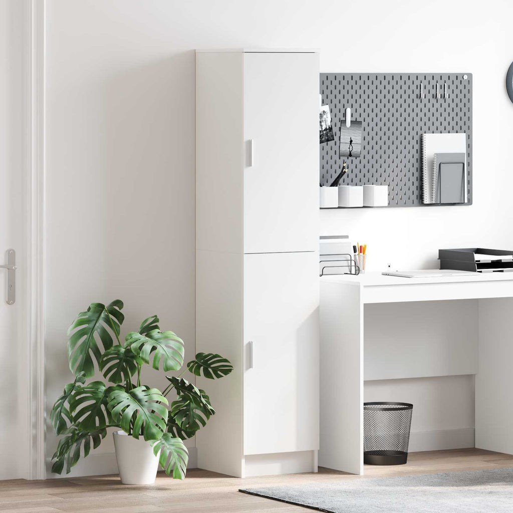 vidaXL Highboard Biały 35 x 39 x 168 cm