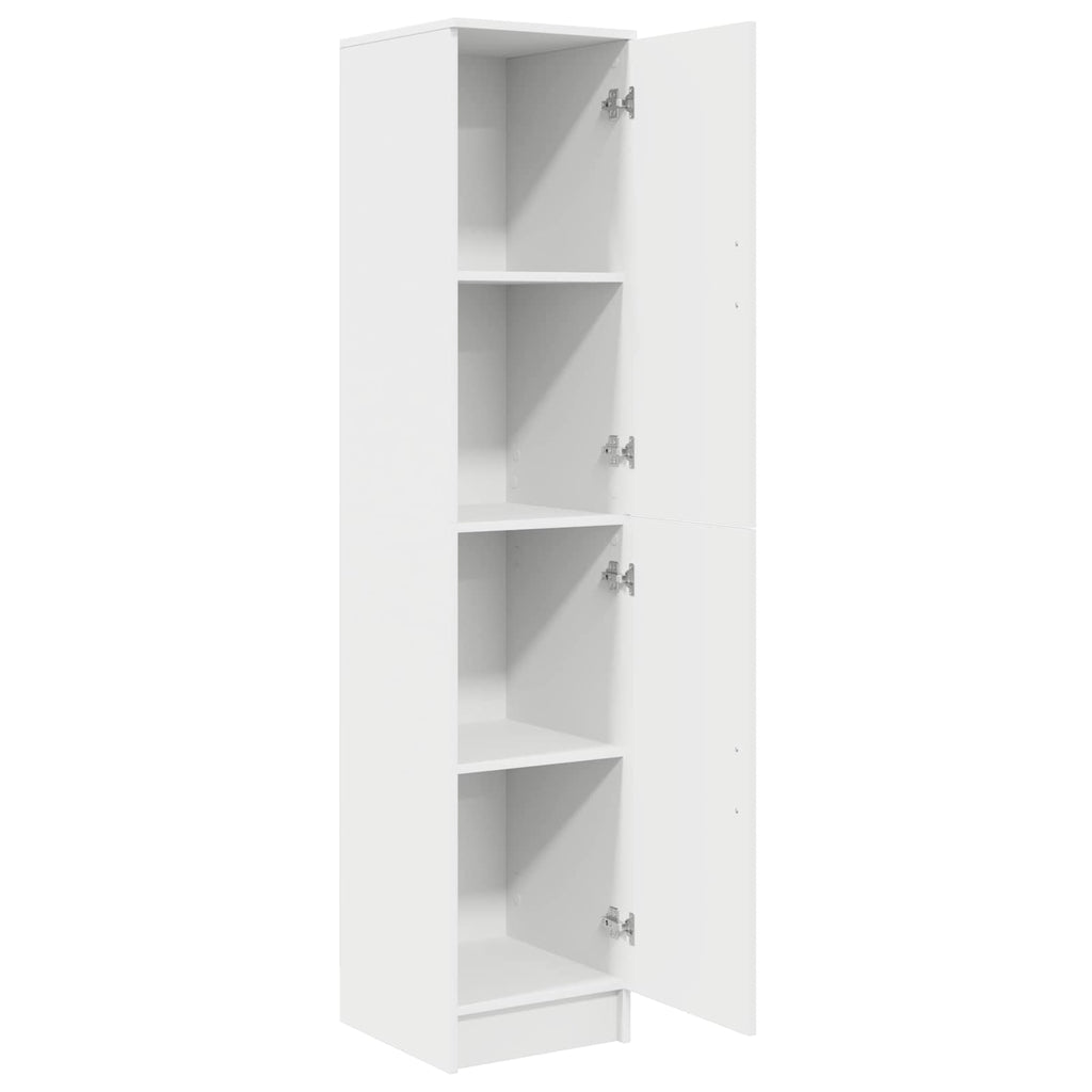 vidaXL Highboard Biały 35 x 39 x 168 cm