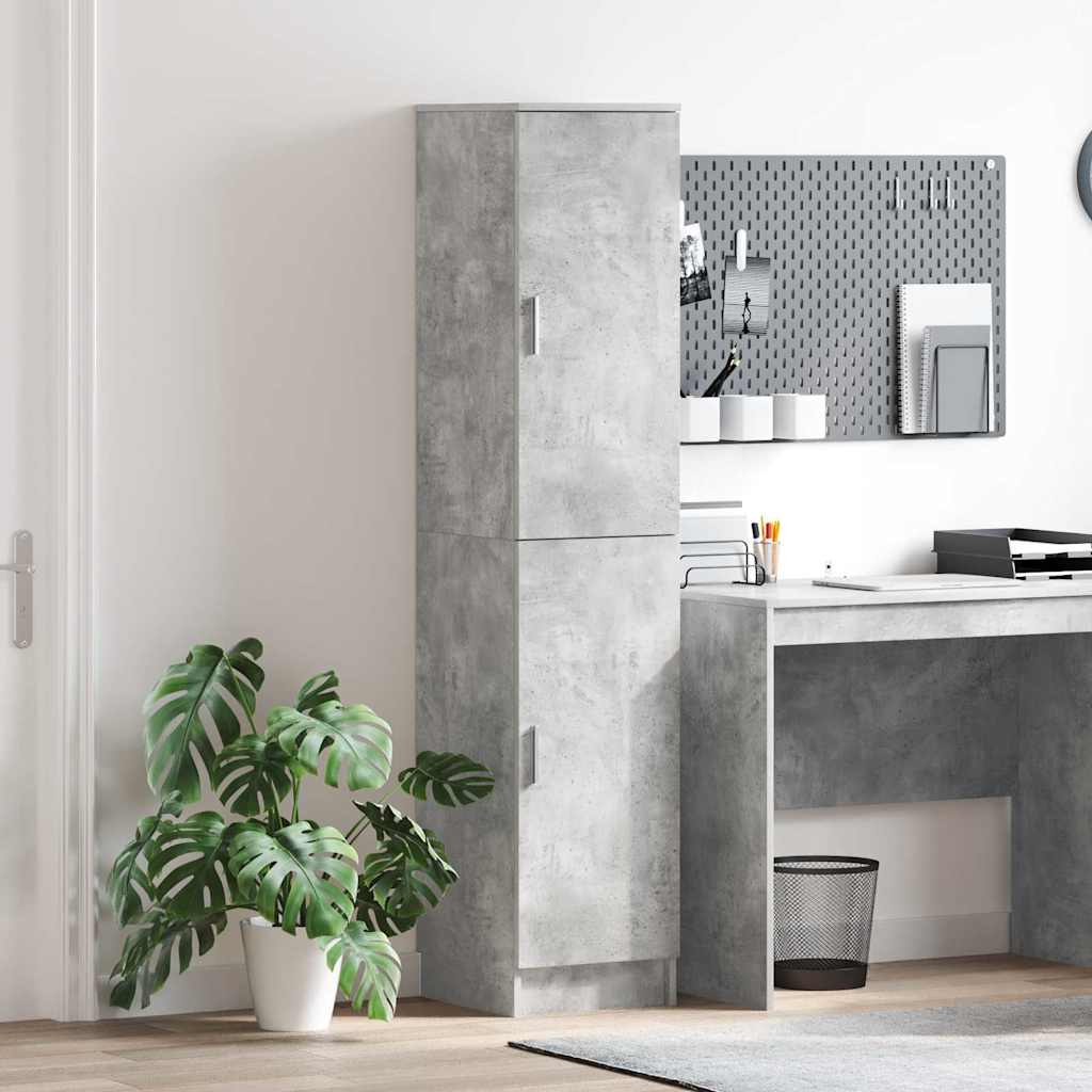 vidaXL Highboard Betonowy szary 35 x 39 x 168 cm