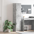vidaXL Highboard Betonowy szary 35 x 39 x 168 cm