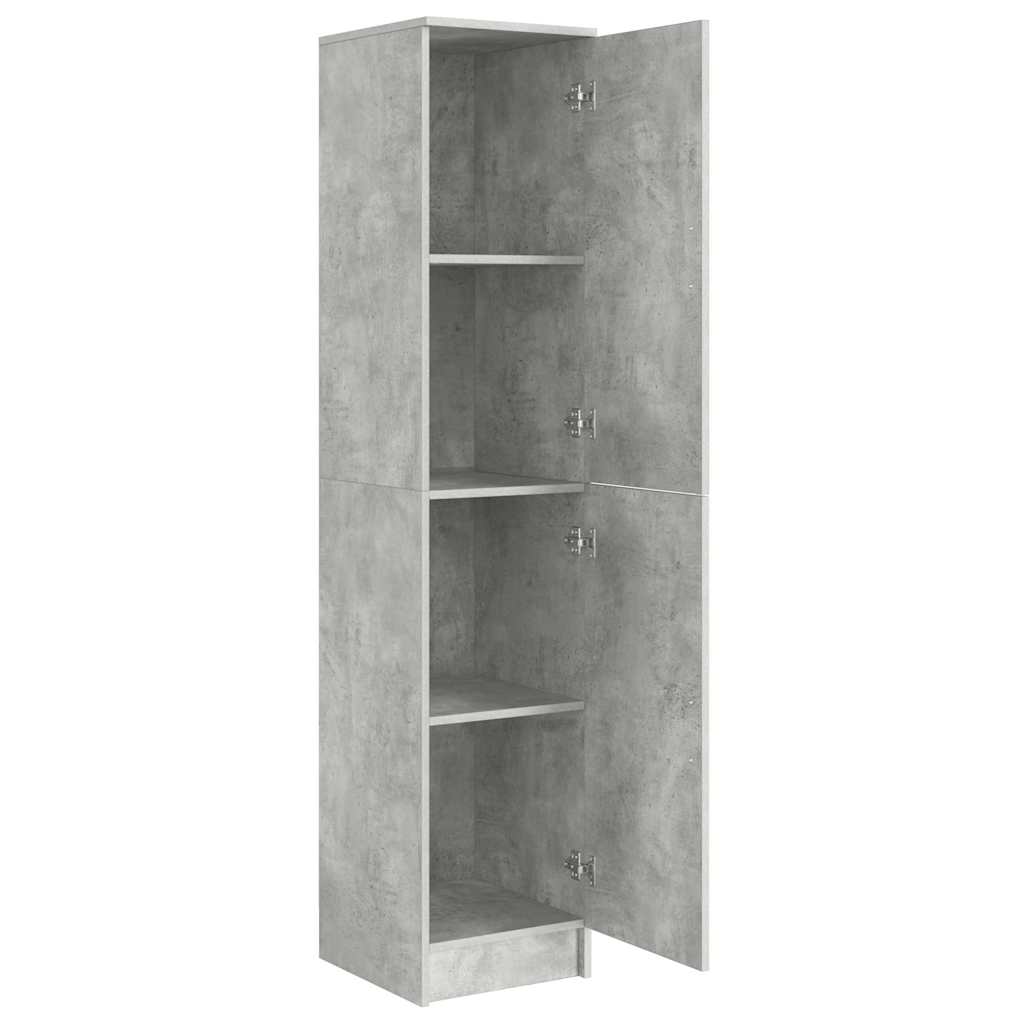 vidaXL Highboard Betonowy szary 35 x 39 x 168 cm