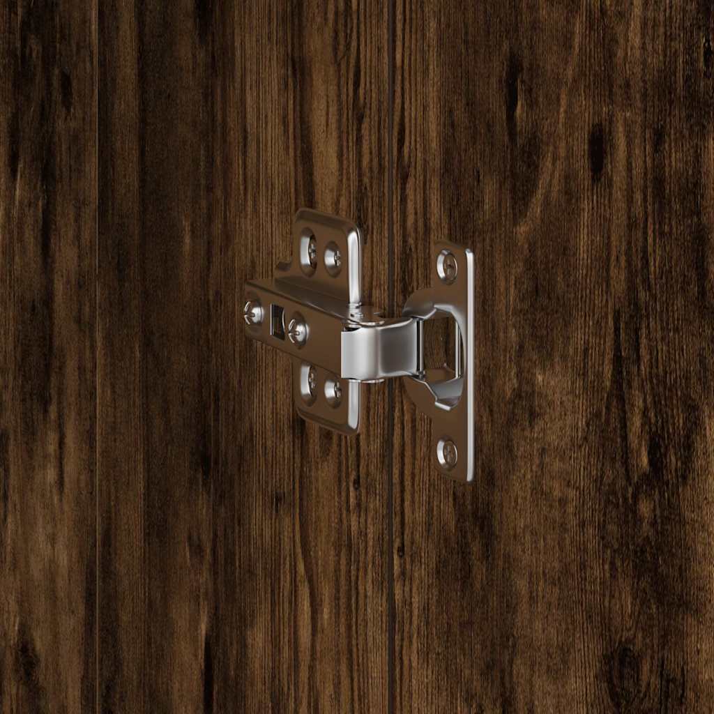 vidaXL Highboard Dąb wędzony 35 x 39 x 168 cm