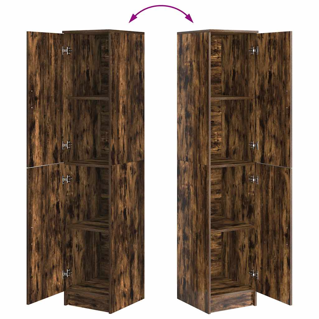 vidaXL Highboard Dąb wędzony 35 x 39 x 168 cm