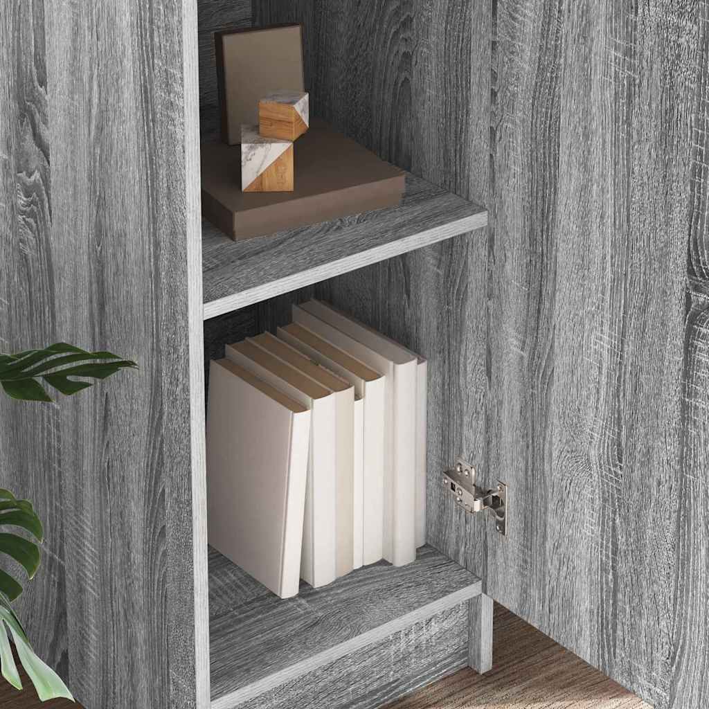 vidaXL Highboard Szary Sonoma 35 x 39 x 168 cm