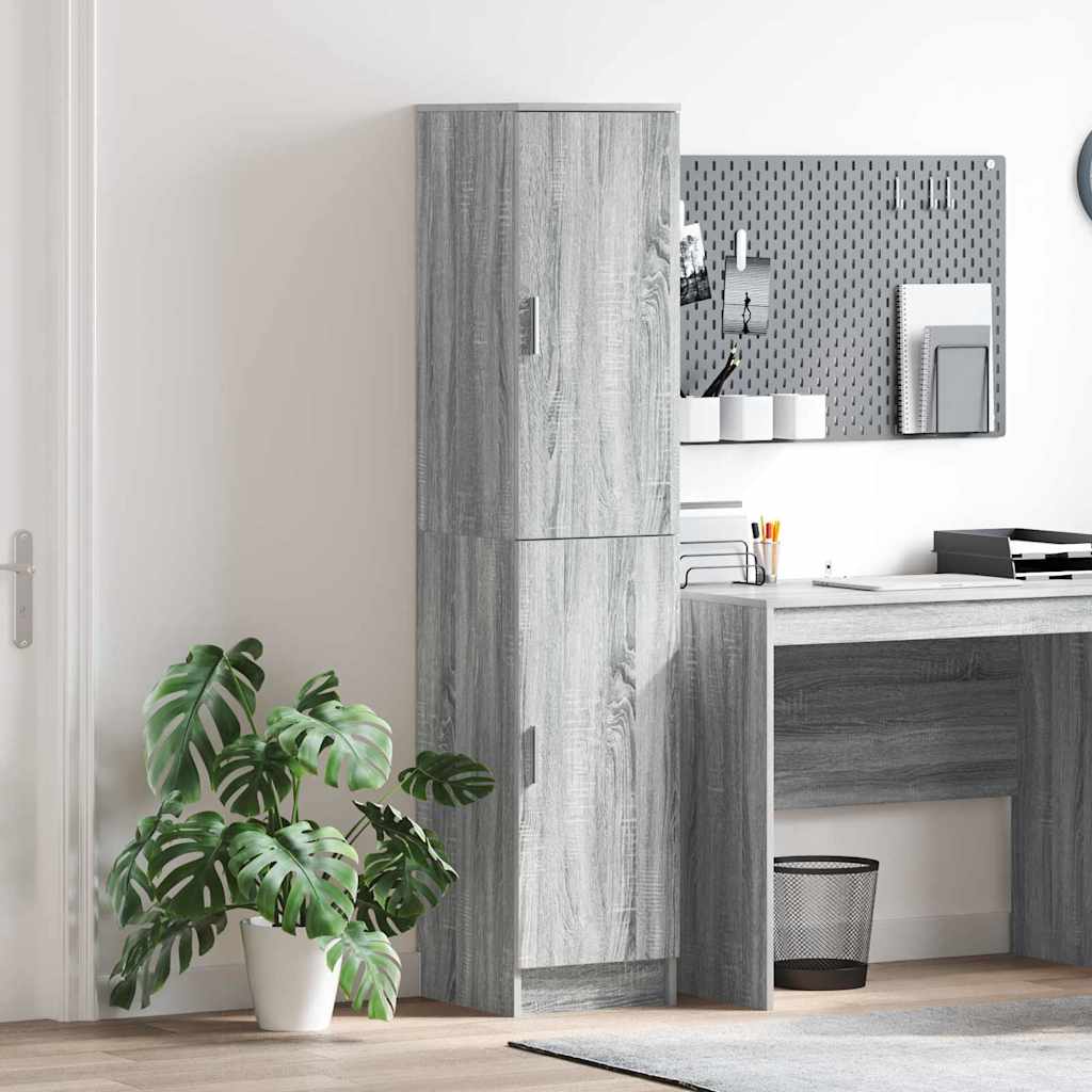 vidaXL Highboard Szary Sonoma 35 x 39 x 168 cm
