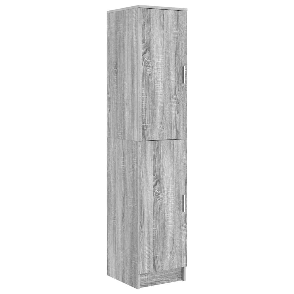 vidaXL Highboard Szary Sonoma 35 x 39 x 168 cm