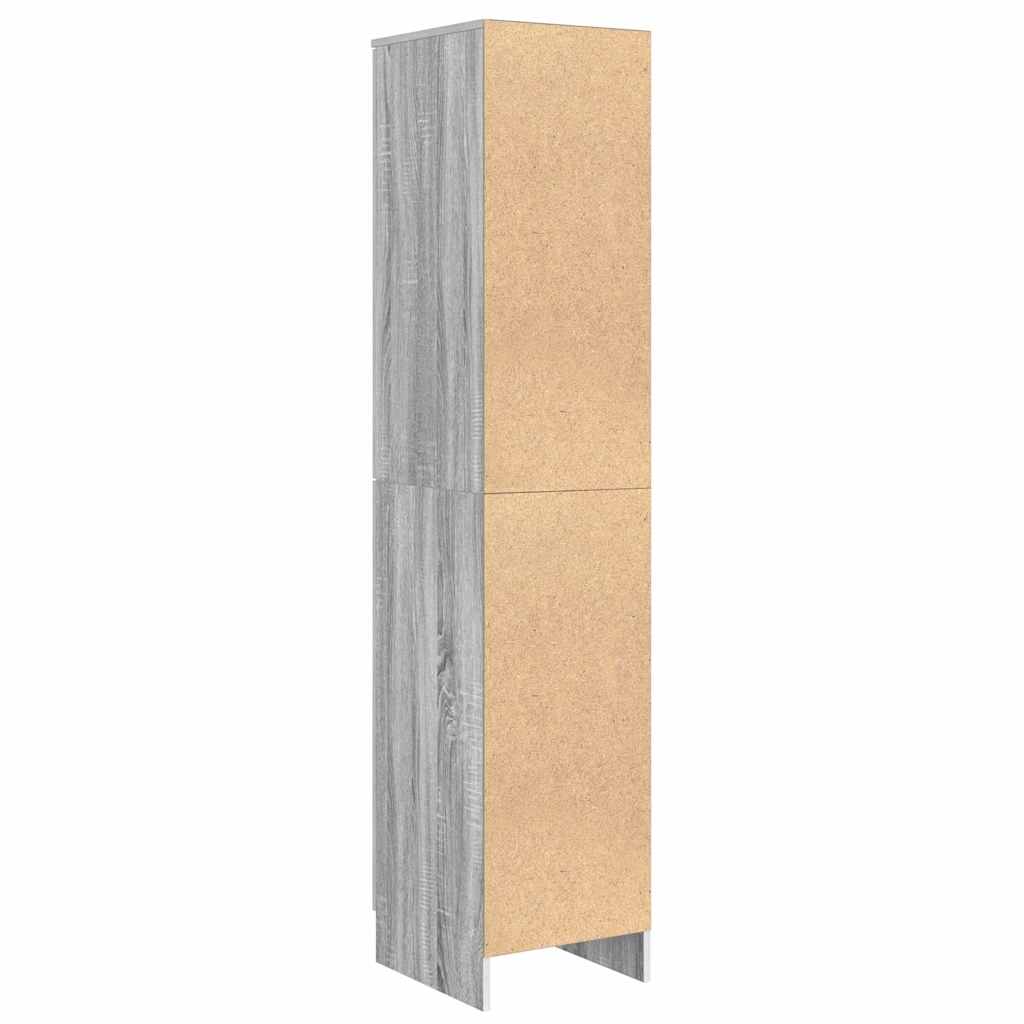 vidaXL Highboard Szary Sonoma 35 x 39 x 168 cm