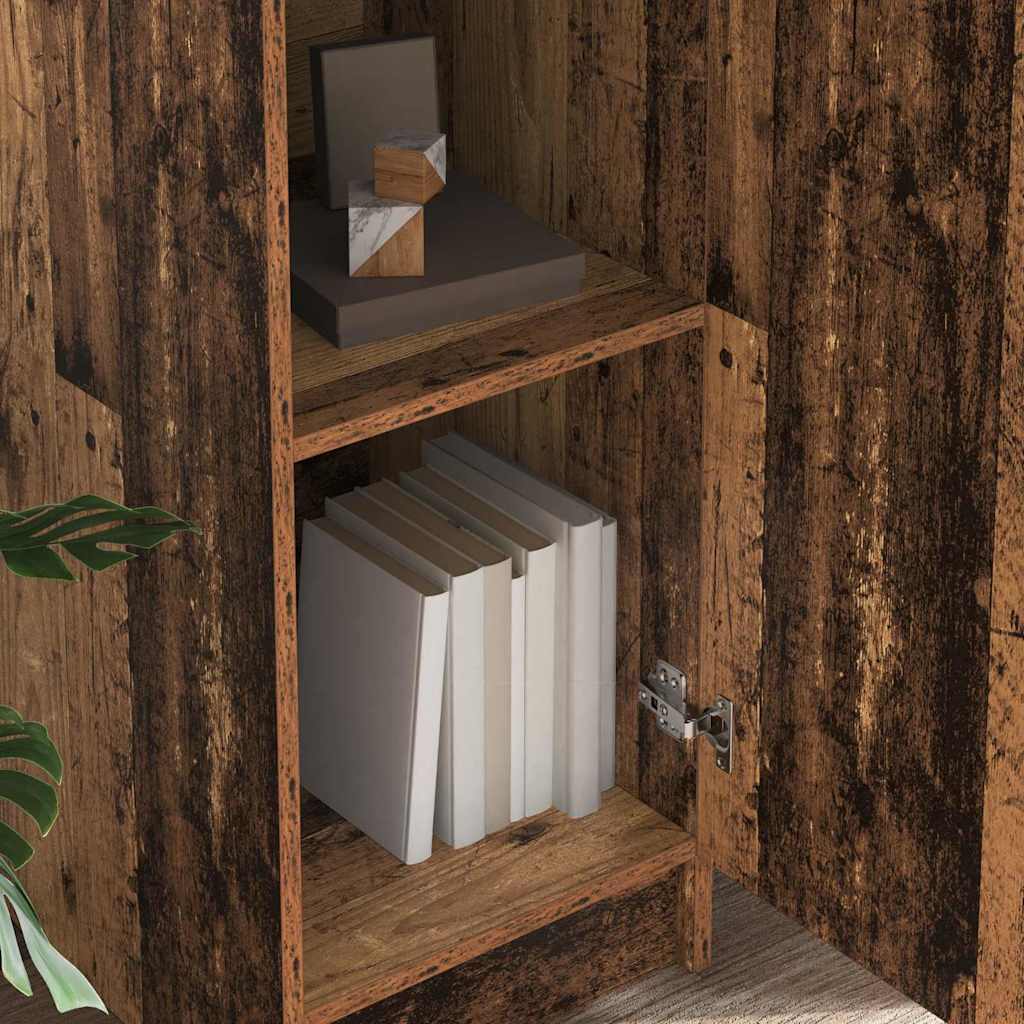 vidaXL Highboard Stare drewno 35 x 39 x 168 cm