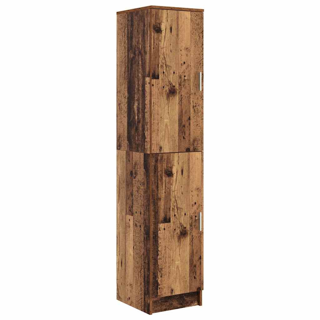 vidaXL Highboard Stare drewno 35 x 39 x 168 cm