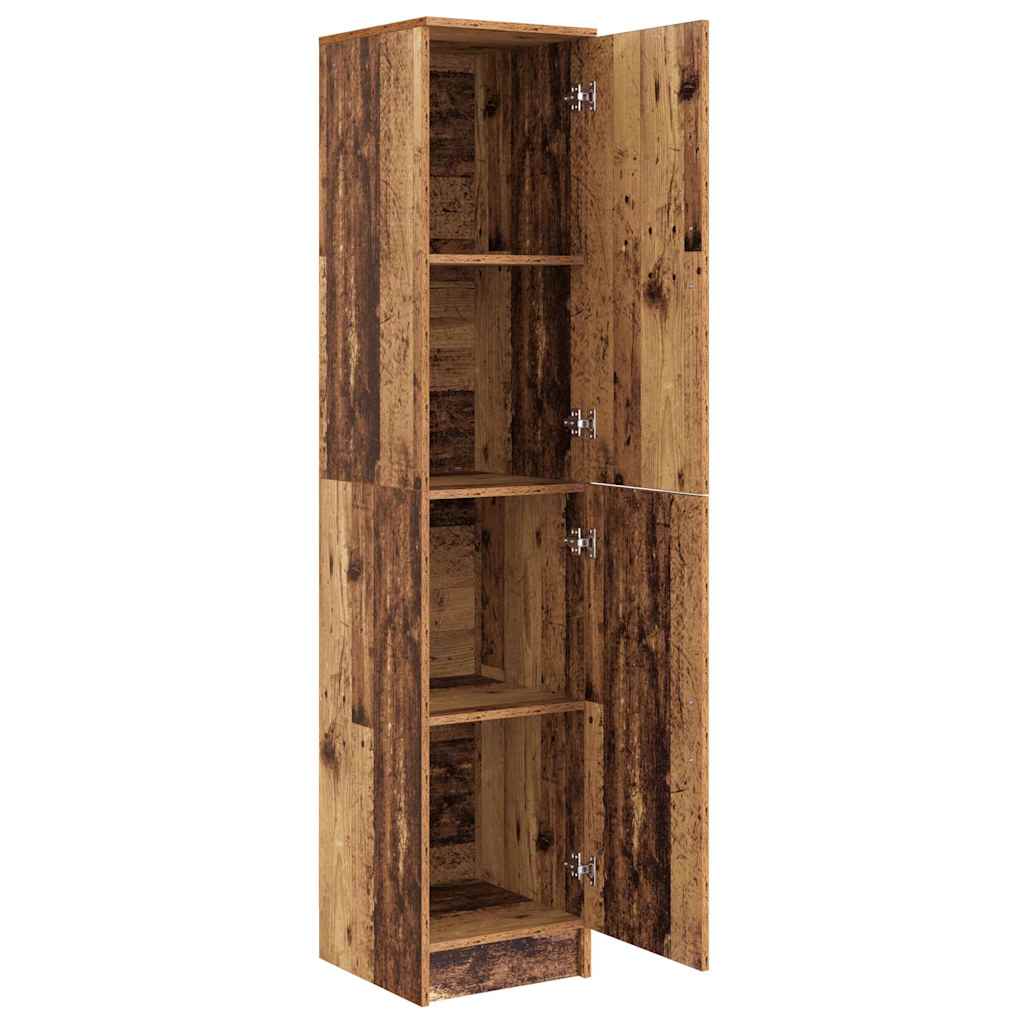 vidaXL Highboard Stare drewno 35 x 39 x 168 cm