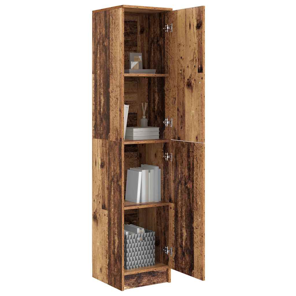 vidaXL Highboard Stare drewno 35 x 39 x 168 cm