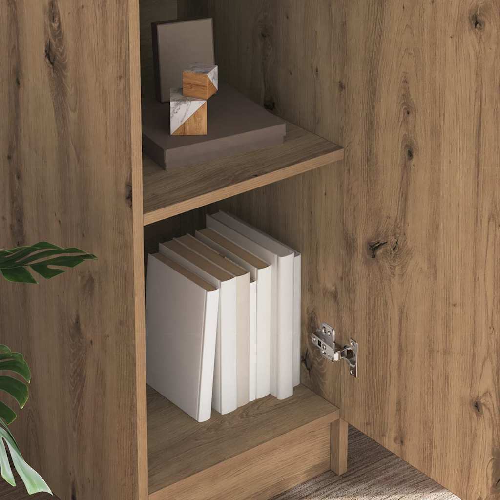 vidaXL Highboard Dąb rzemieślniczy 35 x 39 x 168 cm
