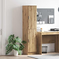 vidaXL Highboard Dąb rzemieślniczy 35 x 39 x 168 cm