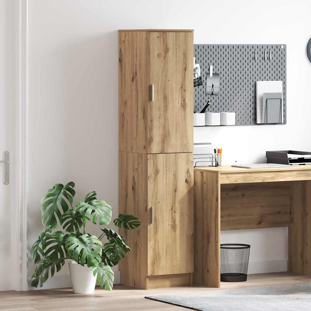 vidaXL Highboard Dąb rzemieślniczy 35 x 39 x 168 cm