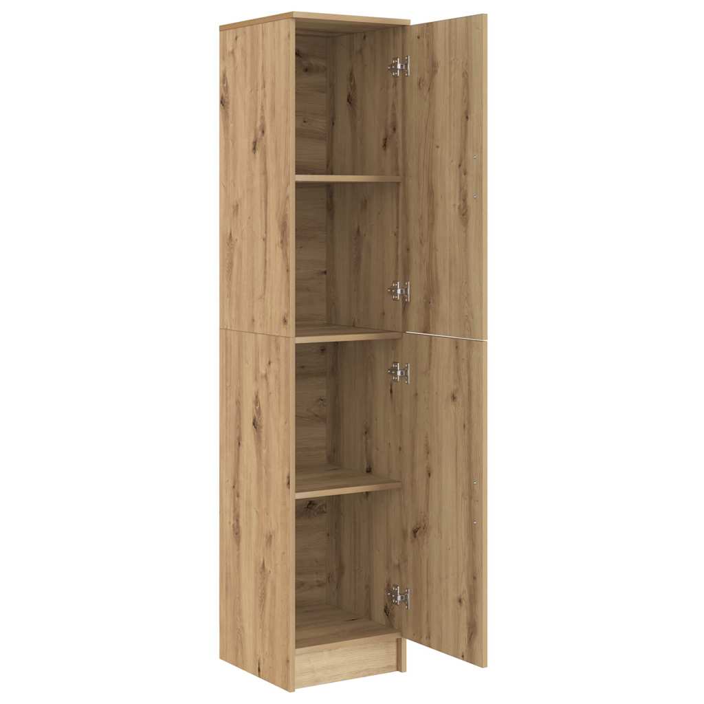 vidaXL Highboard Dąb rzemieślniczy 35 x 39 x 168 cm