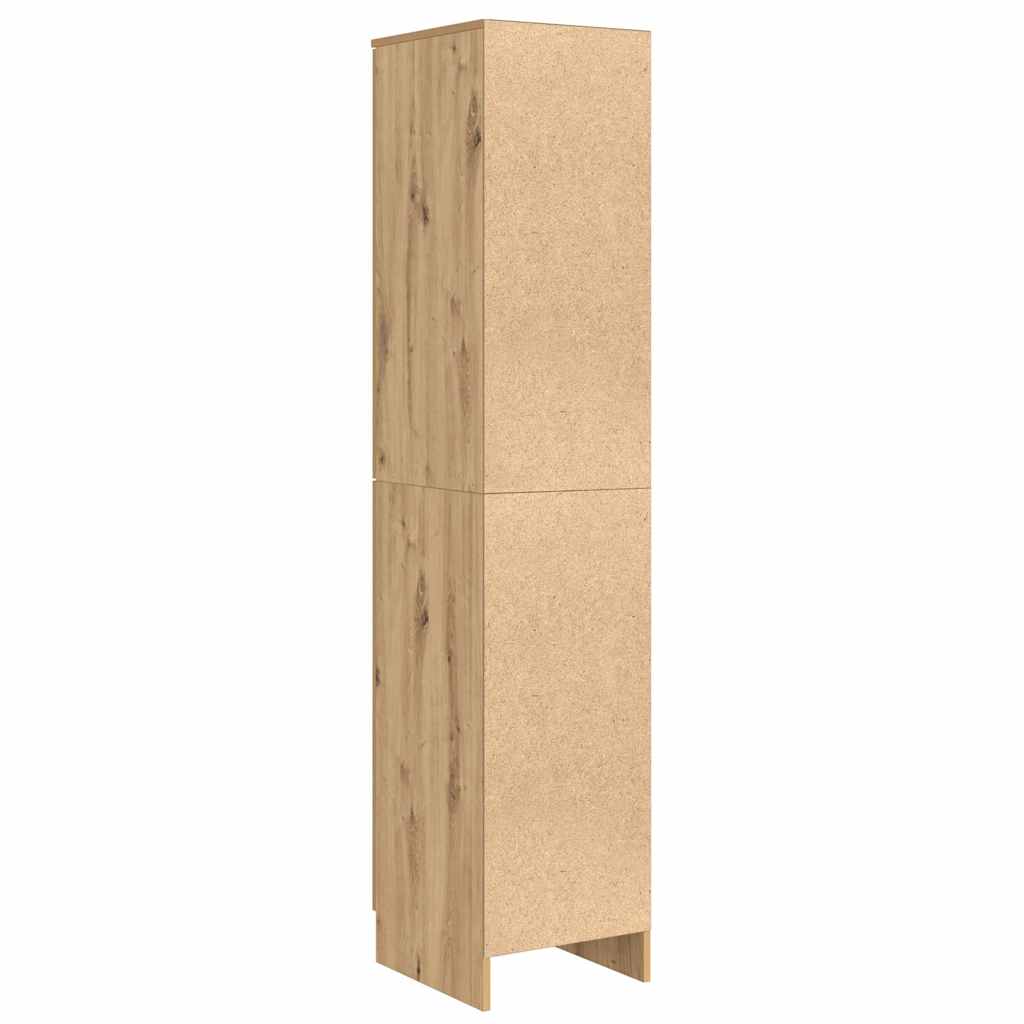 vidaXL Highboard Dąb rzemieślniczy 35 x 39 x 168 cm