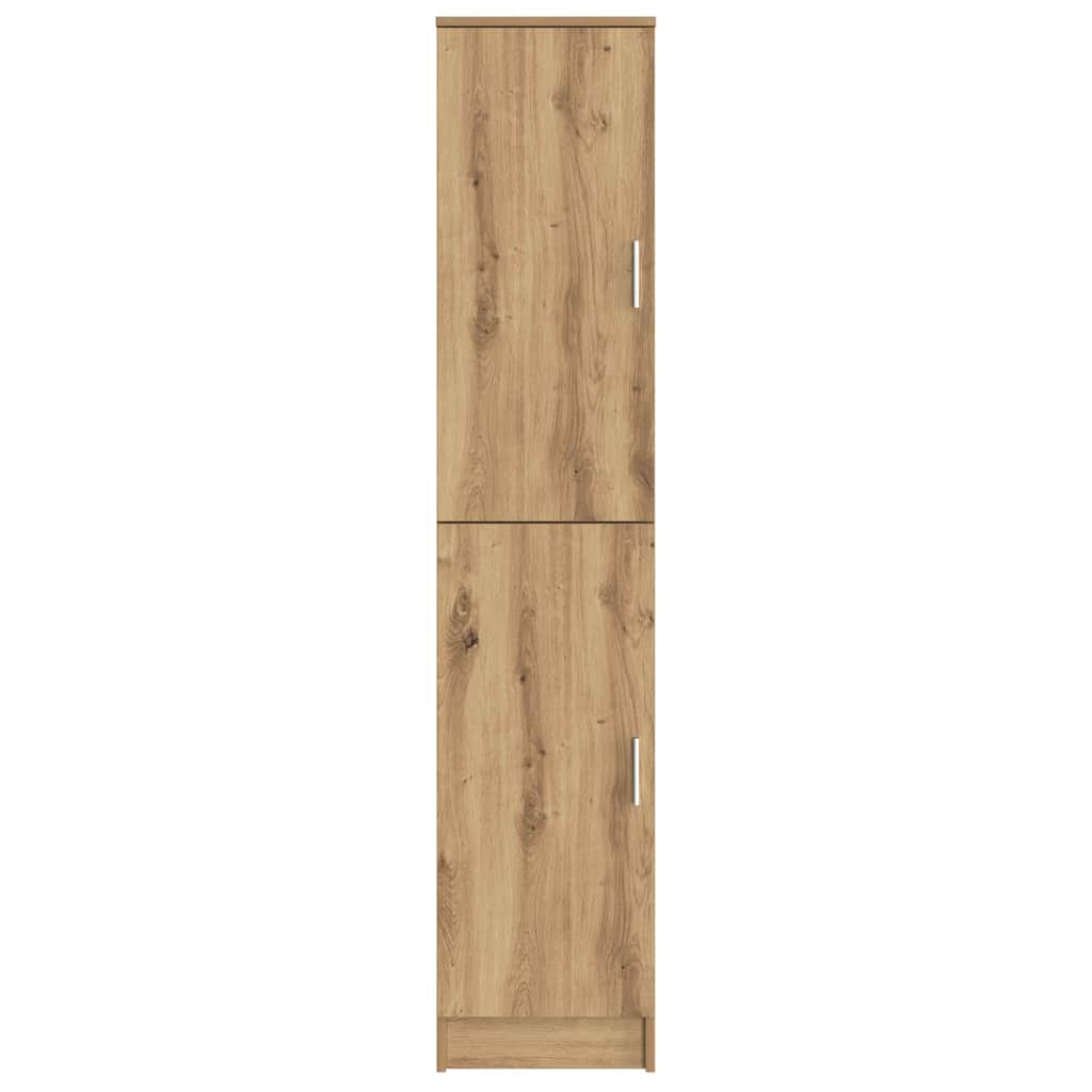 vidaXL Highboard Dąb rzemieślniczy 35 x 39 x 168 cm