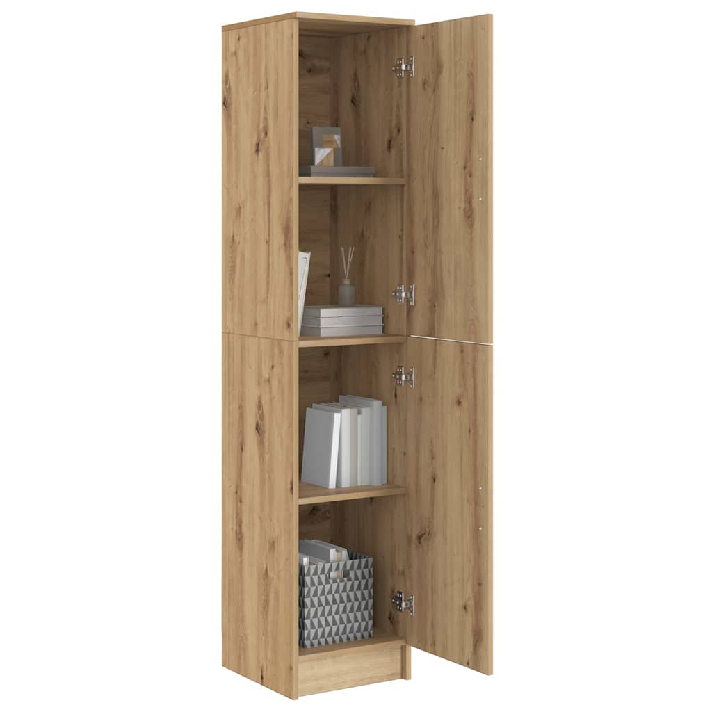 vidaXL Highboard Dąb rzemieślniczy 35 x 39 x 168 cm