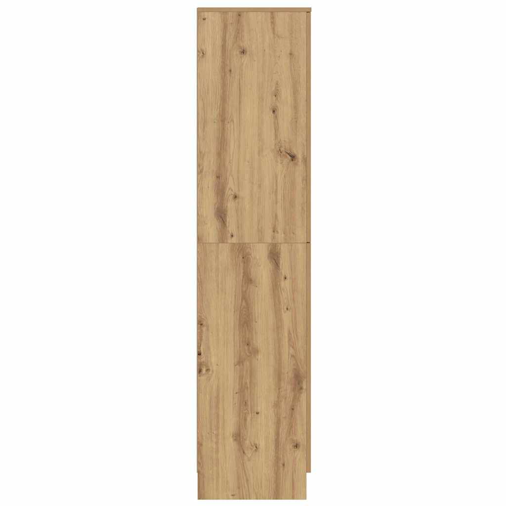 vidaXL Highboard Dąb rzemieślniczy 35 x 39 x 168 cm