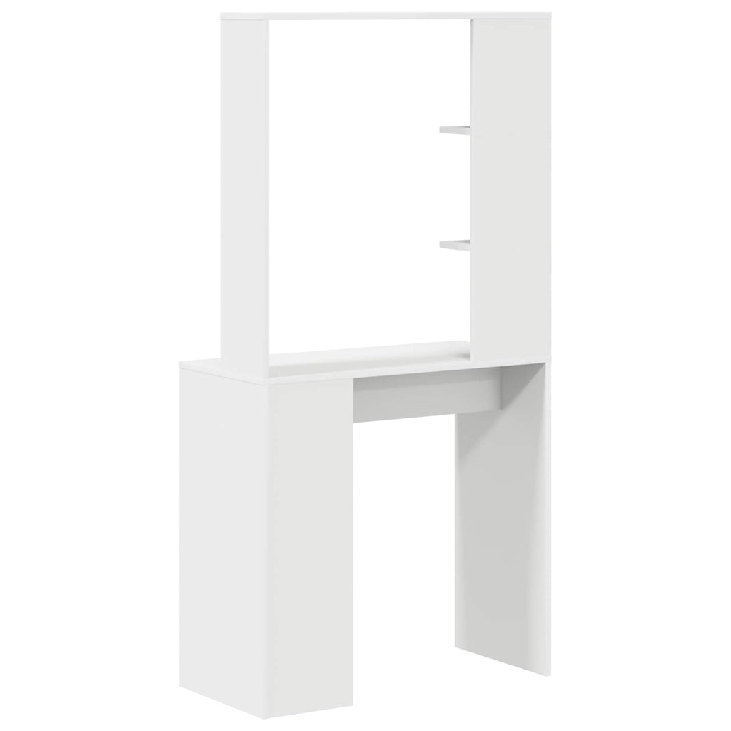vidaXL Biurko Biały 78,5 x 37 x 154,5 cm Materiał drewnopochodny