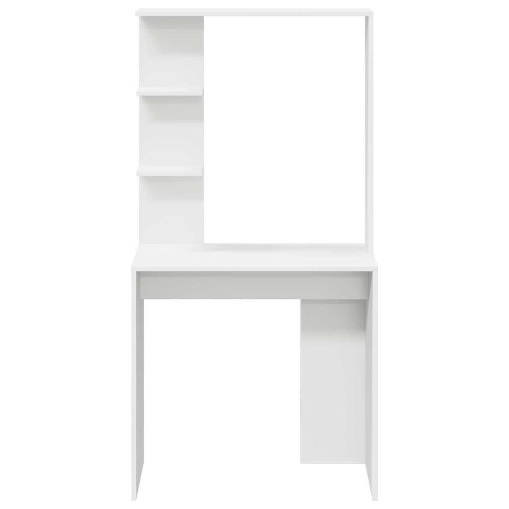 vidaXL Biurko Biały 78,5 x 37 x 154,5 cm Materiał drewnopochodny