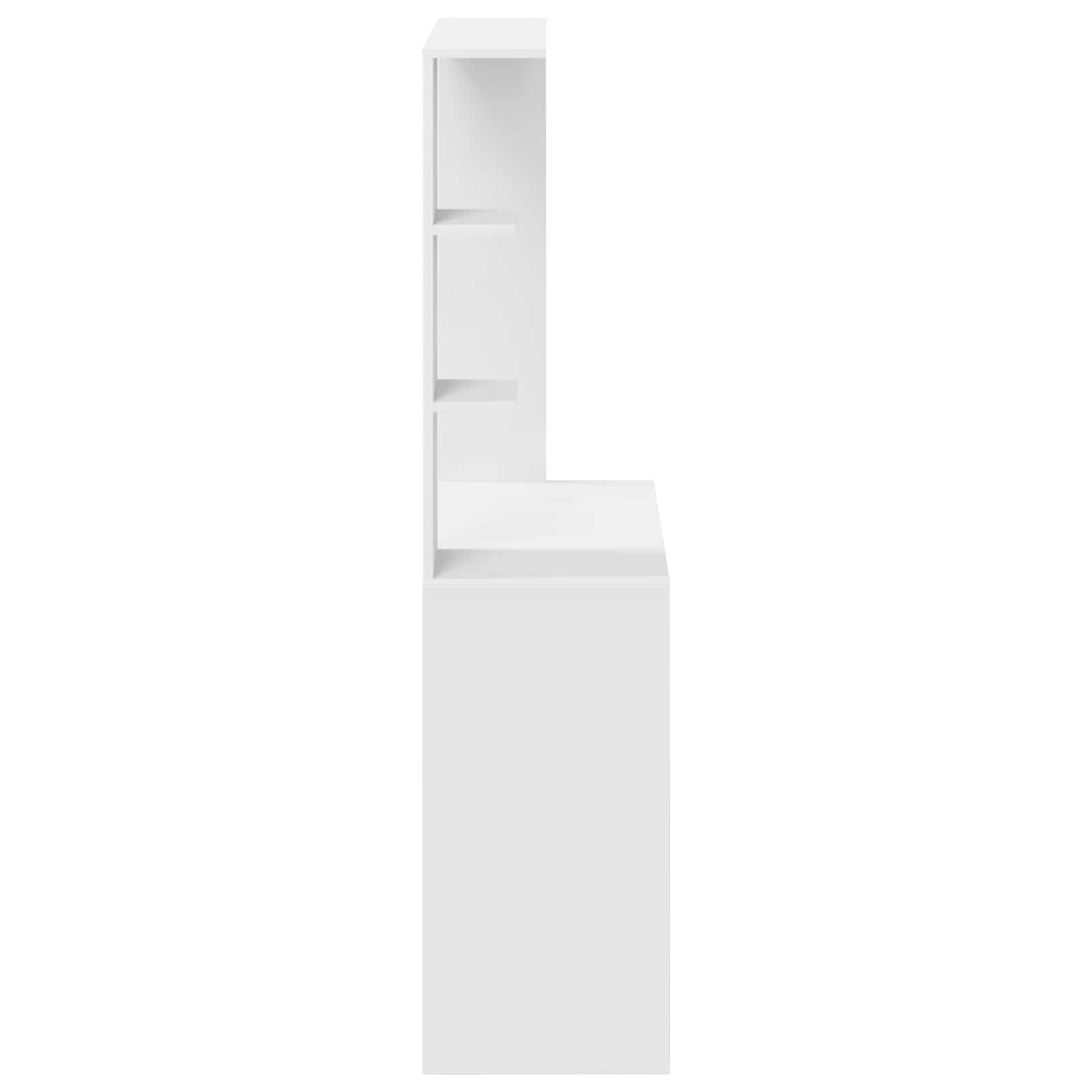 vidaXL Biurko Biały 78,5 x 37 x 154,5 cm Materiał drewnopochodny