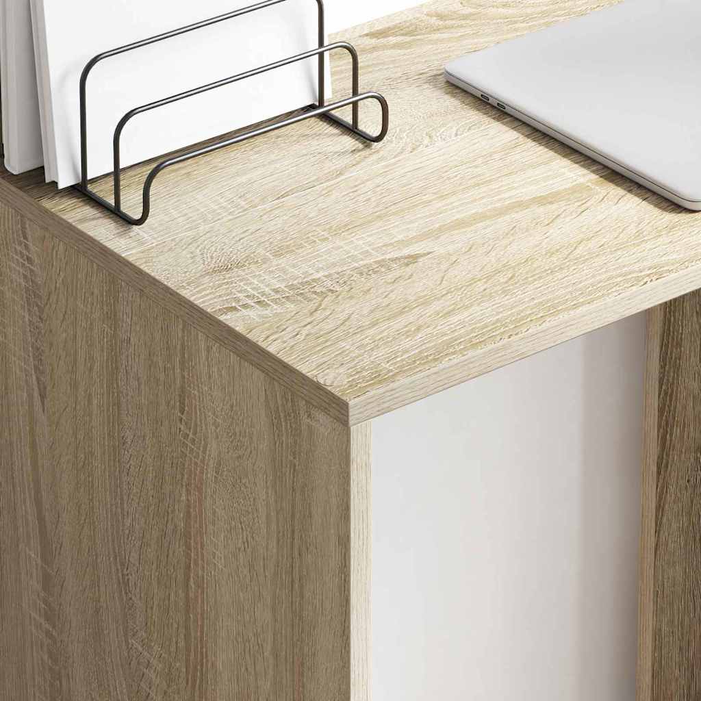 vidaXL Biurko Dąb Sonoma 78,5 x 37 x 154,5 cm Materiał drewnopochodny