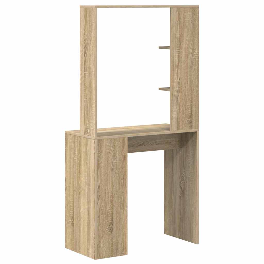vidaXL Biurko Dąb Sonoma 78,5 x 37 x 154,5 cm Materiał drewnopochodny
