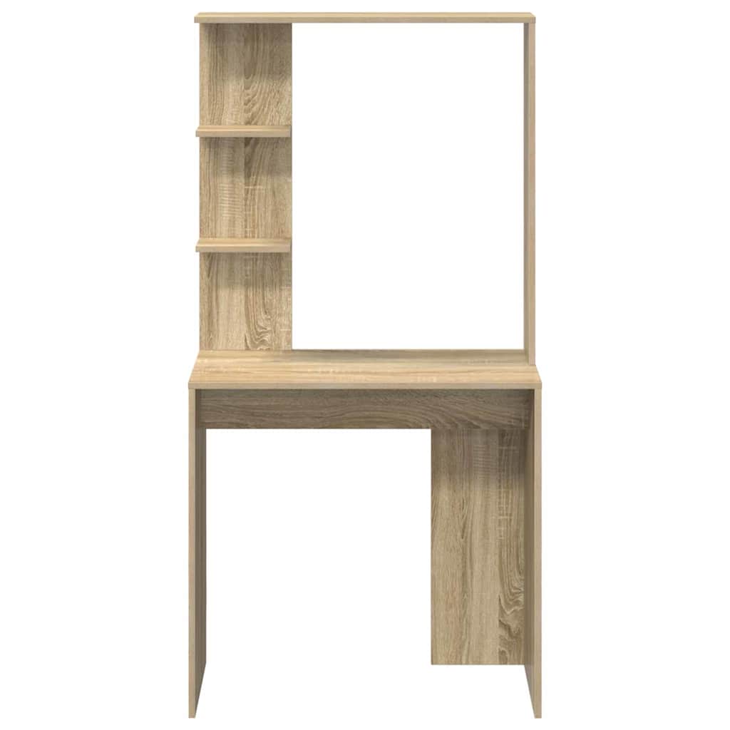 vidaXL Biurko Dąb Sonoma 78,5 x 37 x 154,5 cm Materiał drewnopochodny