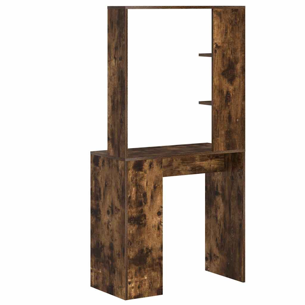 vidaXL Biurko Dąb wędzony 78,5 x 37 x 154,5 cm Materiał drewnopochodny