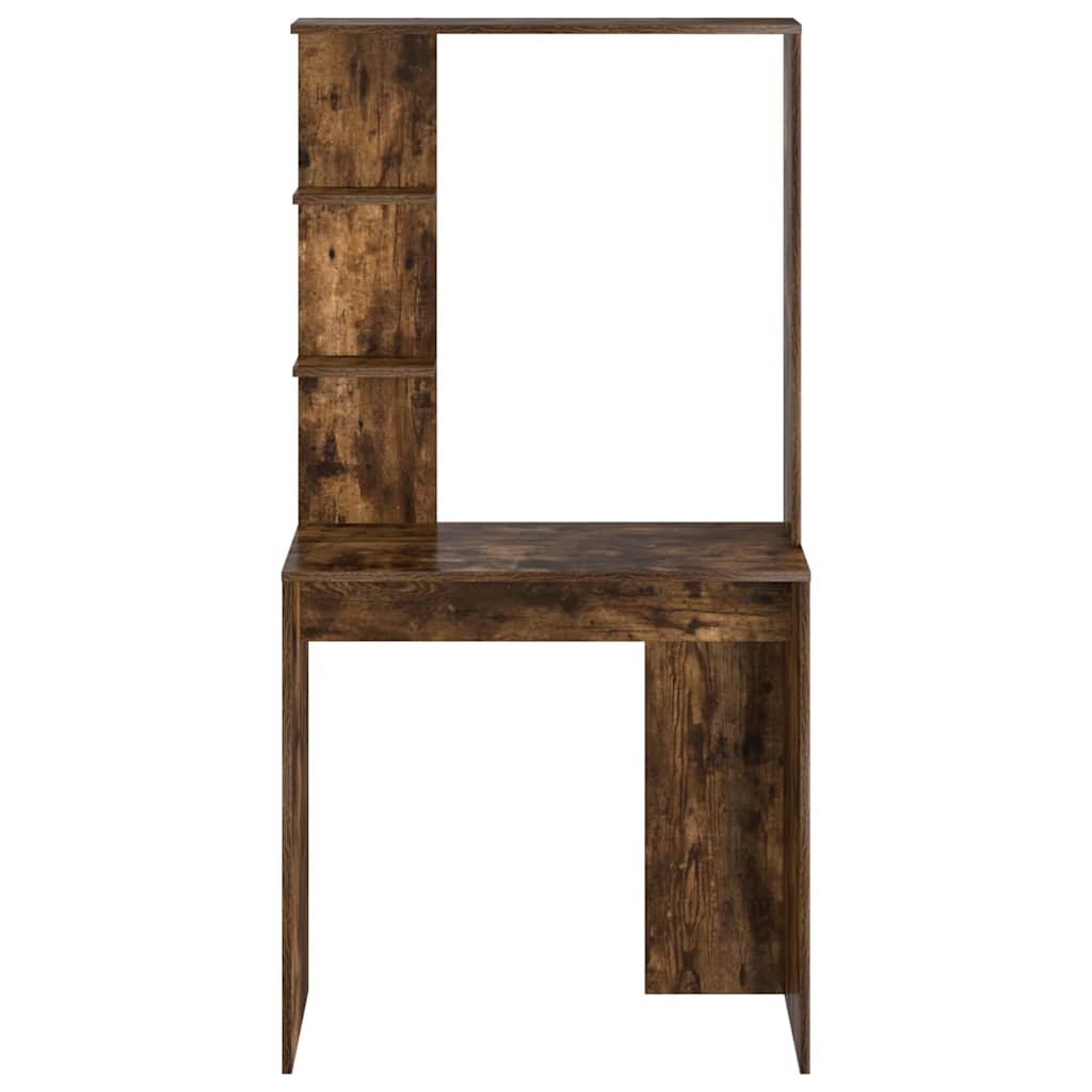 vidaXL Biurko Dąb wędzony 78,5 x 37 x 154,5 cm Materiał drewnopochodny