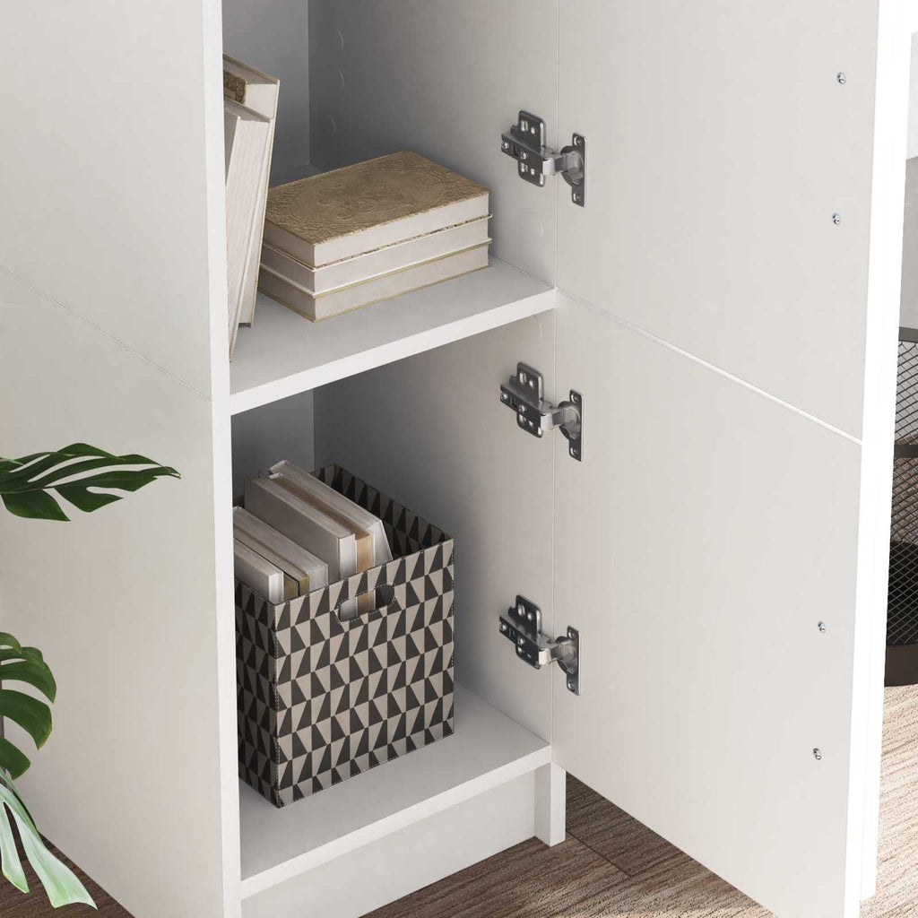 vidaXL Highboard Biały 31.5 x 32 x 122.5 cm