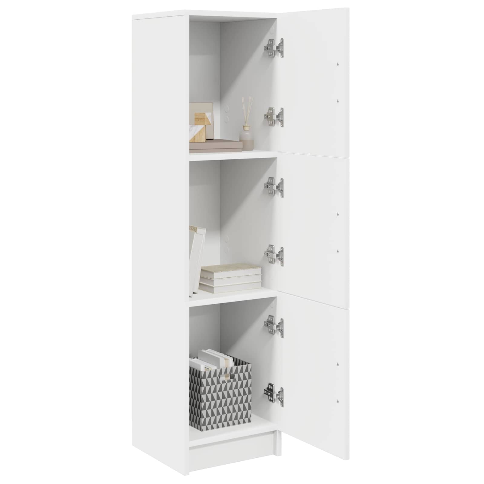 vidaXL Highboard Biały 31.5 x 32 x 122.5 cm