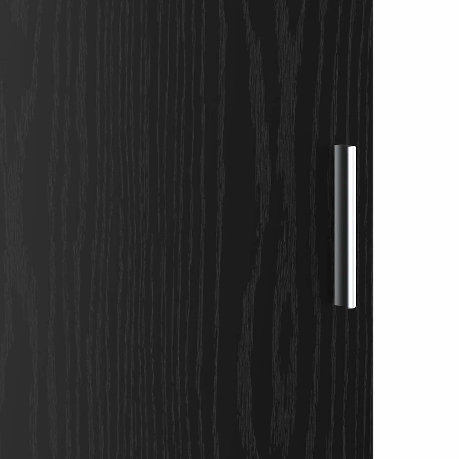 vidaXL Highboard Czarny Dąb 31.5 x 32 x 122.5 cm