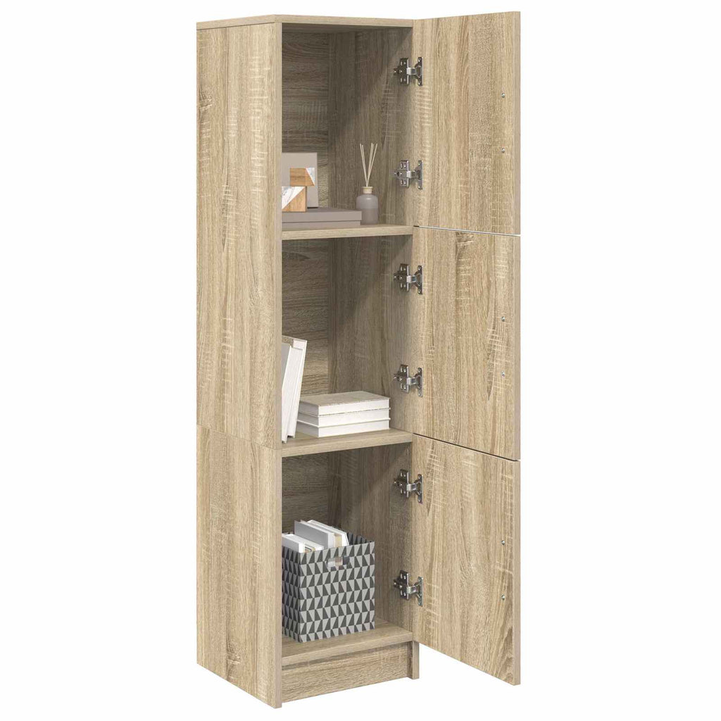 vidaXL Highboard Dąb Sonoma 31.5 x 32 x 122.5 cm