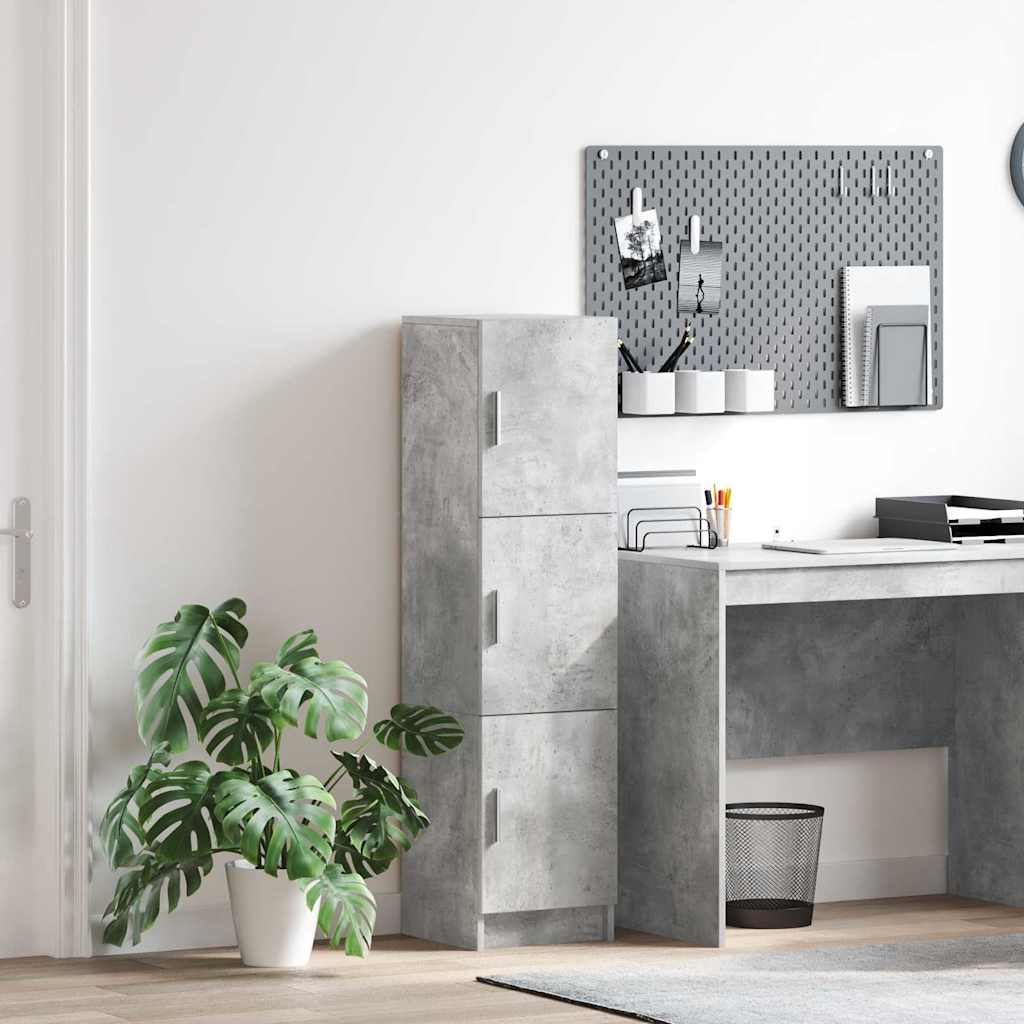 vidaXL Highboard Betonowy szary 31.5 x 32 x 122.5 cm
