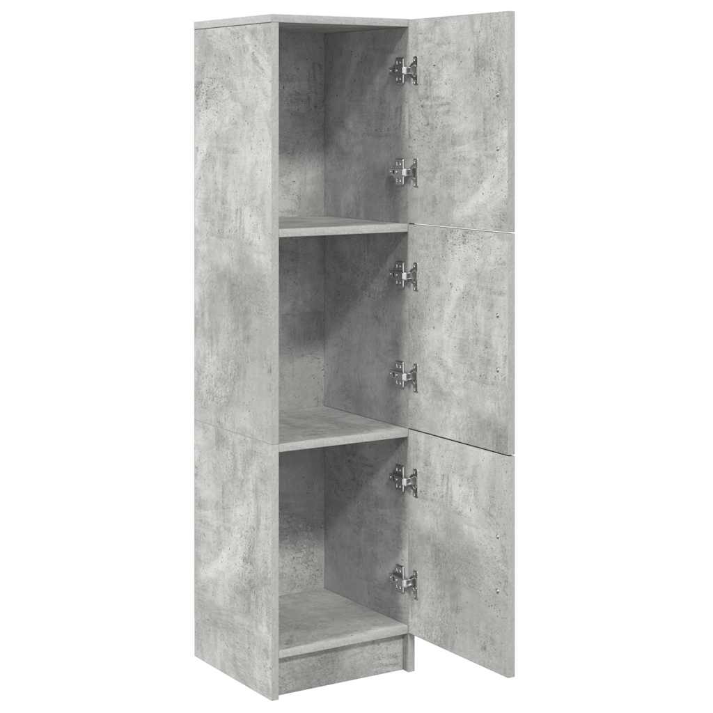 vidaXL Highboard Betonowy szary 31.5 x 32 x 122.5 cm