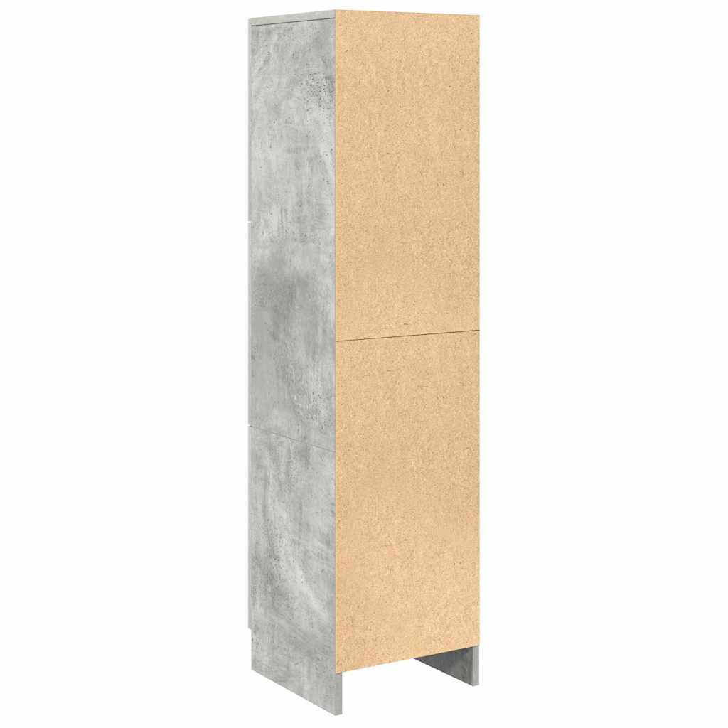 vidaXL Highboard Betonowy szary 31.5 x 32 x 122.5 cm