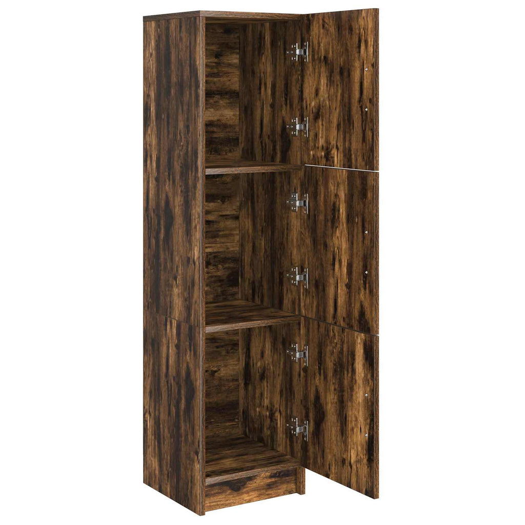 vidaXL Highboard Dąb wędzony 31.5 x 32 x 122.5 cm