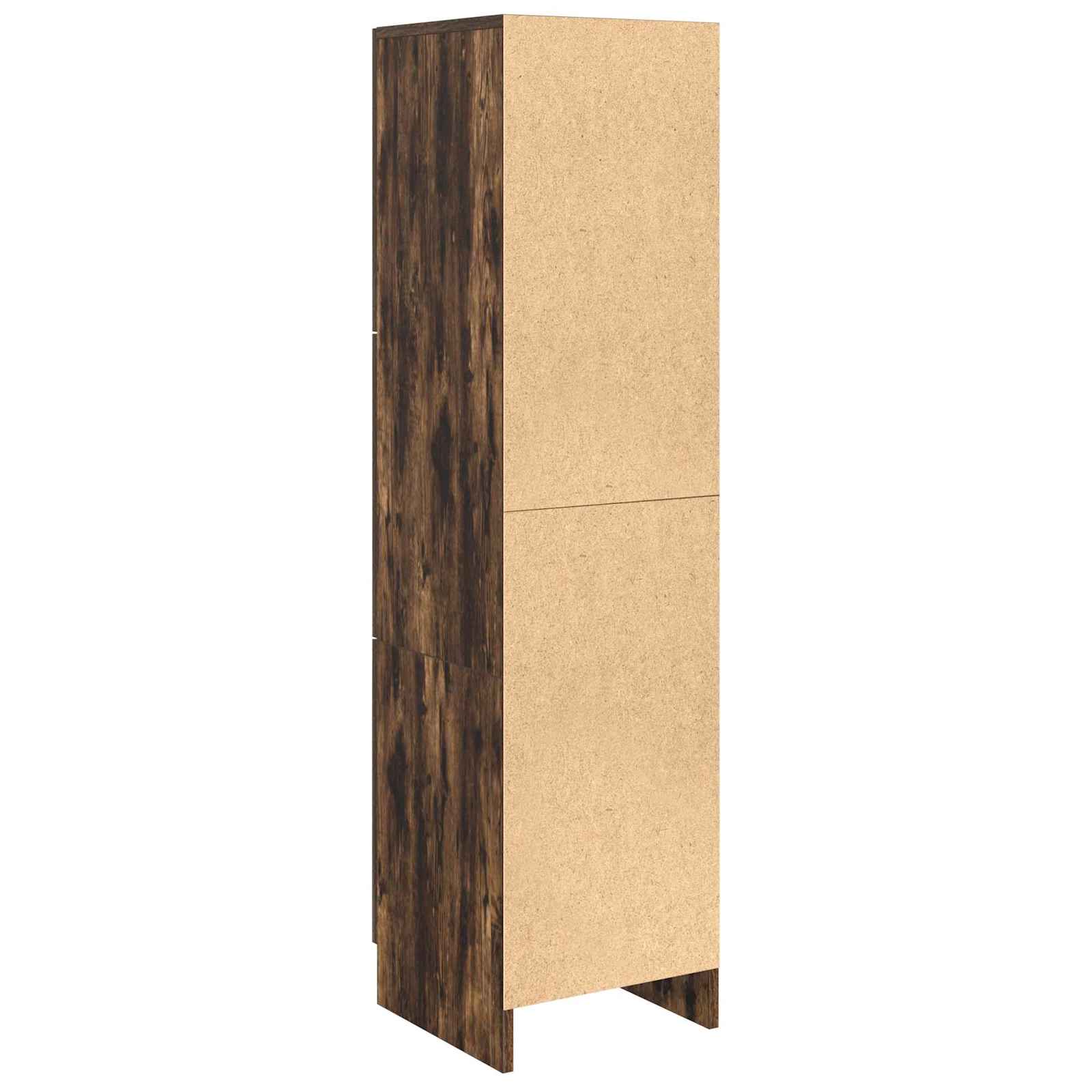 vidaXL Highboard Dąb wędzony 31.5 x 32 x 122.5 cm