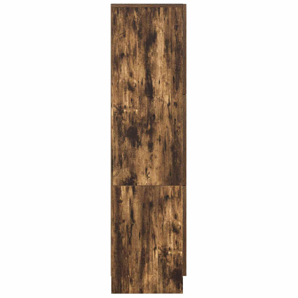 vidaXL Highboard Dąb wędzony 31.5 x 32 x 122.5 cm