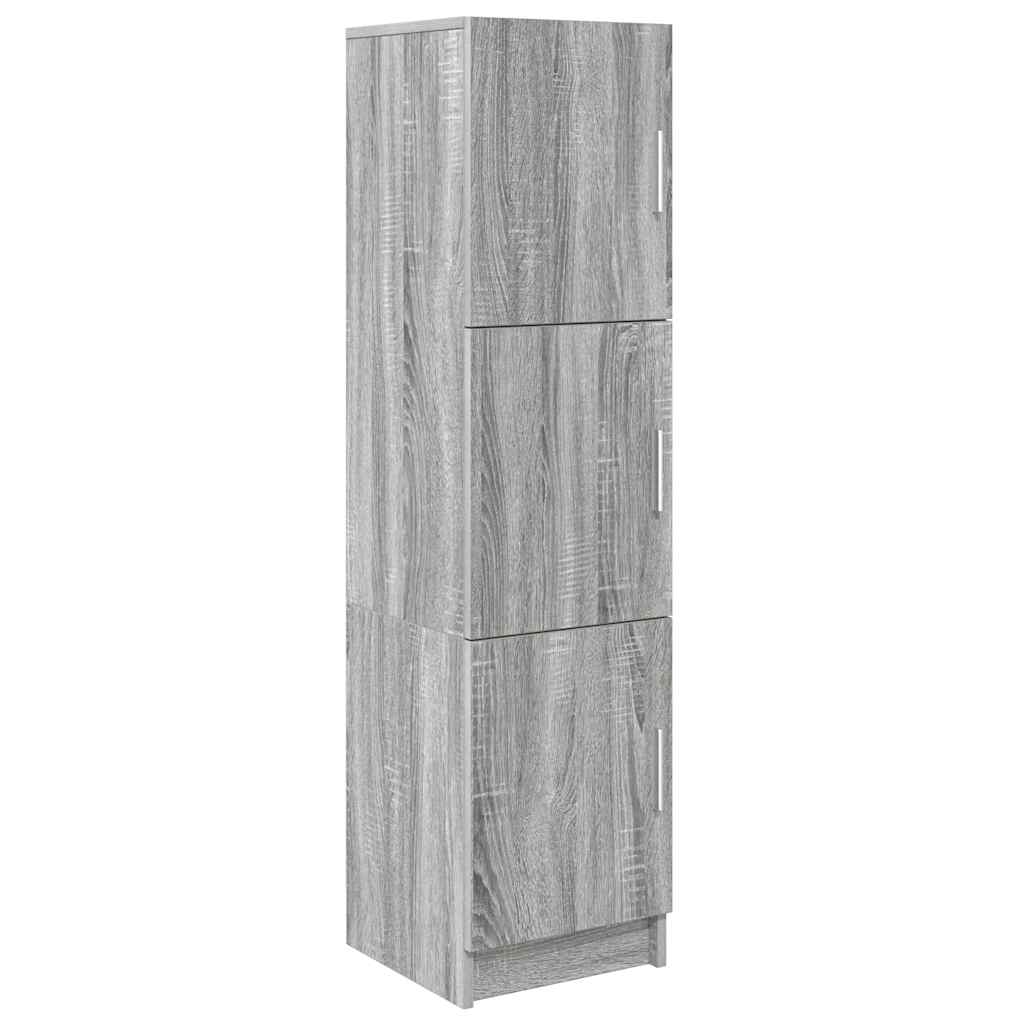vidaXL Highboard Szary Sonoma 31.5 x 32 x 122.5 cm