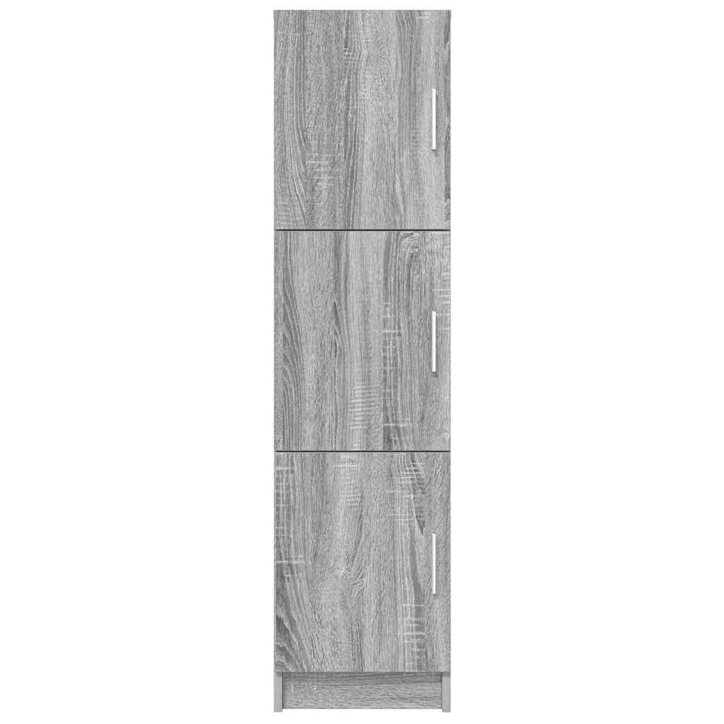 vidaXL Highboard Szary Sonoma 31.5 x 32 x 122.5 cm