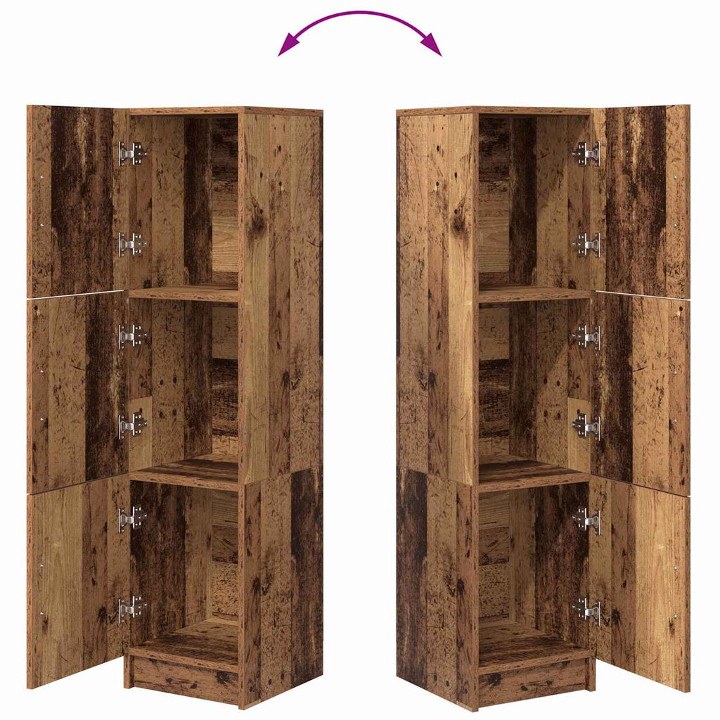 vidaXL Highboard Stare drewno 31.5 x 32 x 122.5 cm