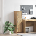 vidaXL Highboard Dąb rzemieślniczy 31.5 x 32 x 122.5 cm