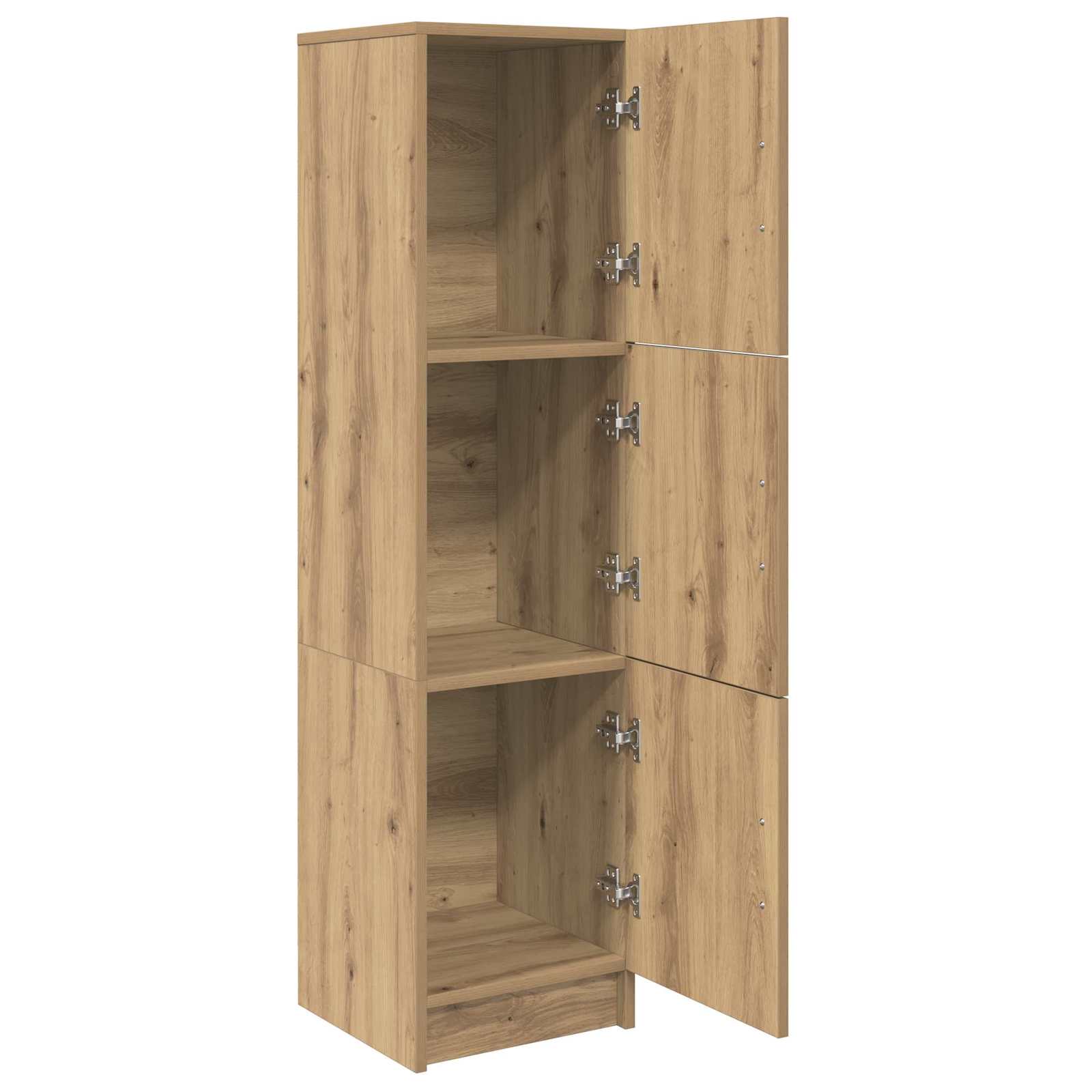 vidaXL Highboard Dąb rzemieślniczy 31.5 x 32 x 122.5 cm