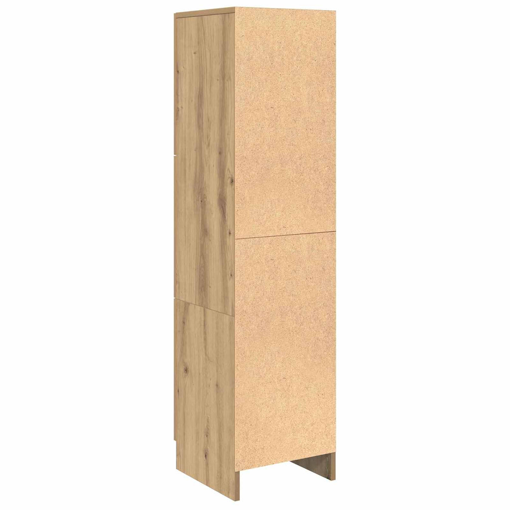 vidaXL Highboard Dąb rzemieślniczy 31.5 x 32 x 122.5 cm