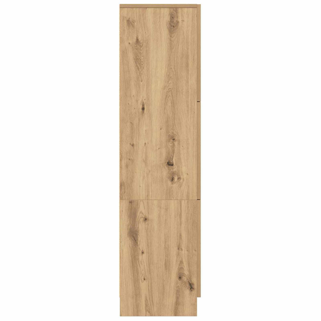 vidaXL Highboard Dąb rzemieślniczy 31.5 x 32 x 122.5 cm