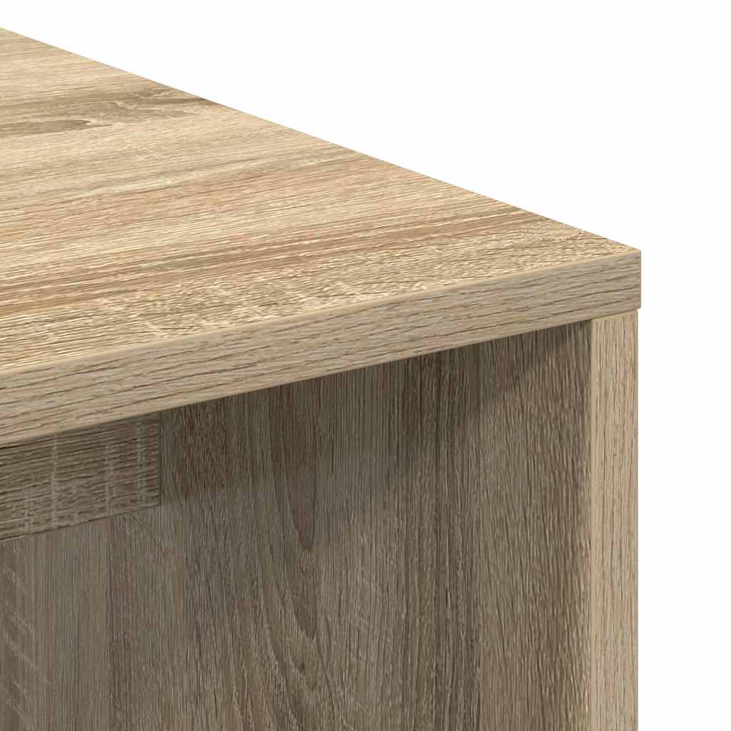 vidaXL Biurko dąb sonoma 102 x 50 x 124 cm Materiał drewnopochodny