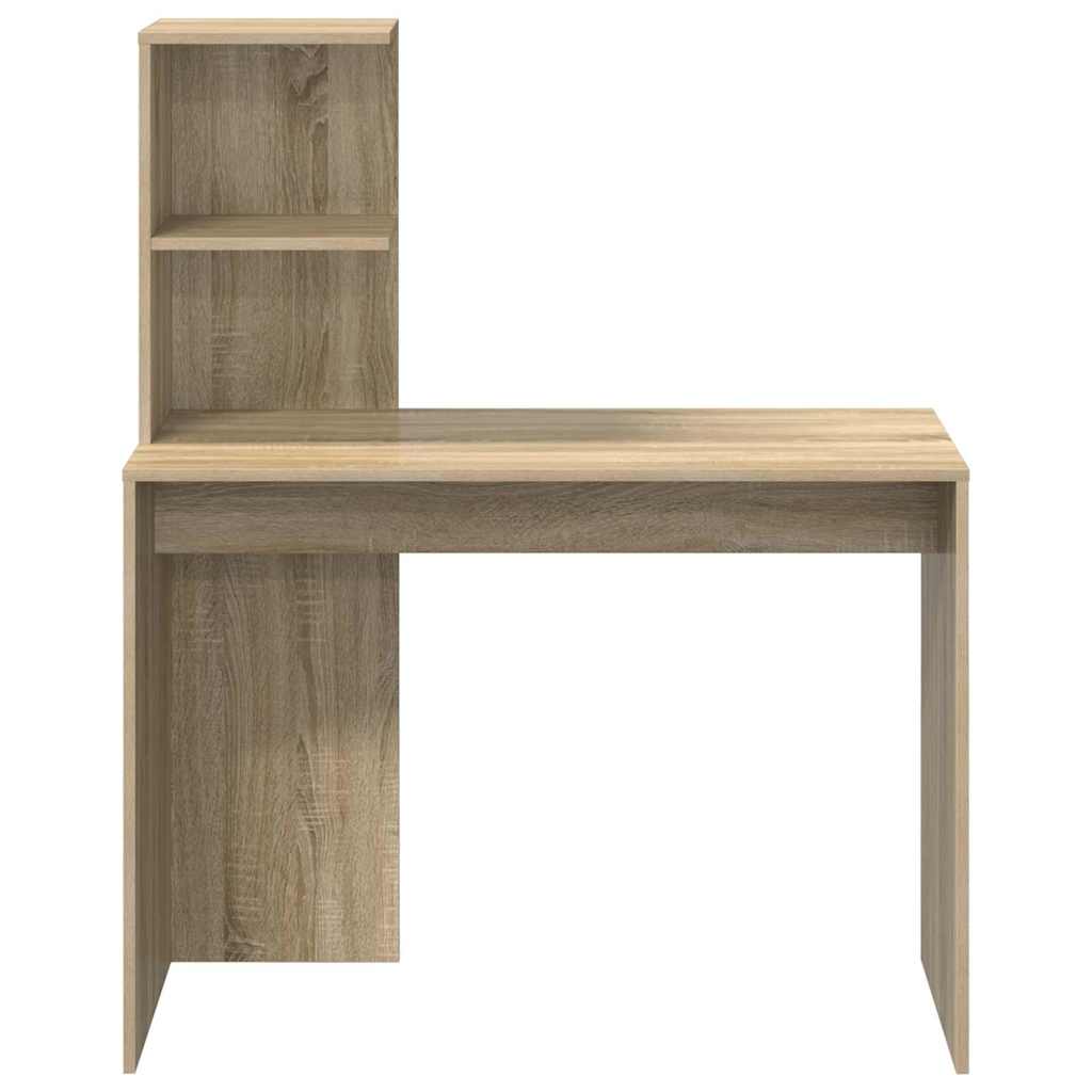 vidaXL Biurko dąb sonoma 102 x 50 x 124 cm Materiał drewnopochodny